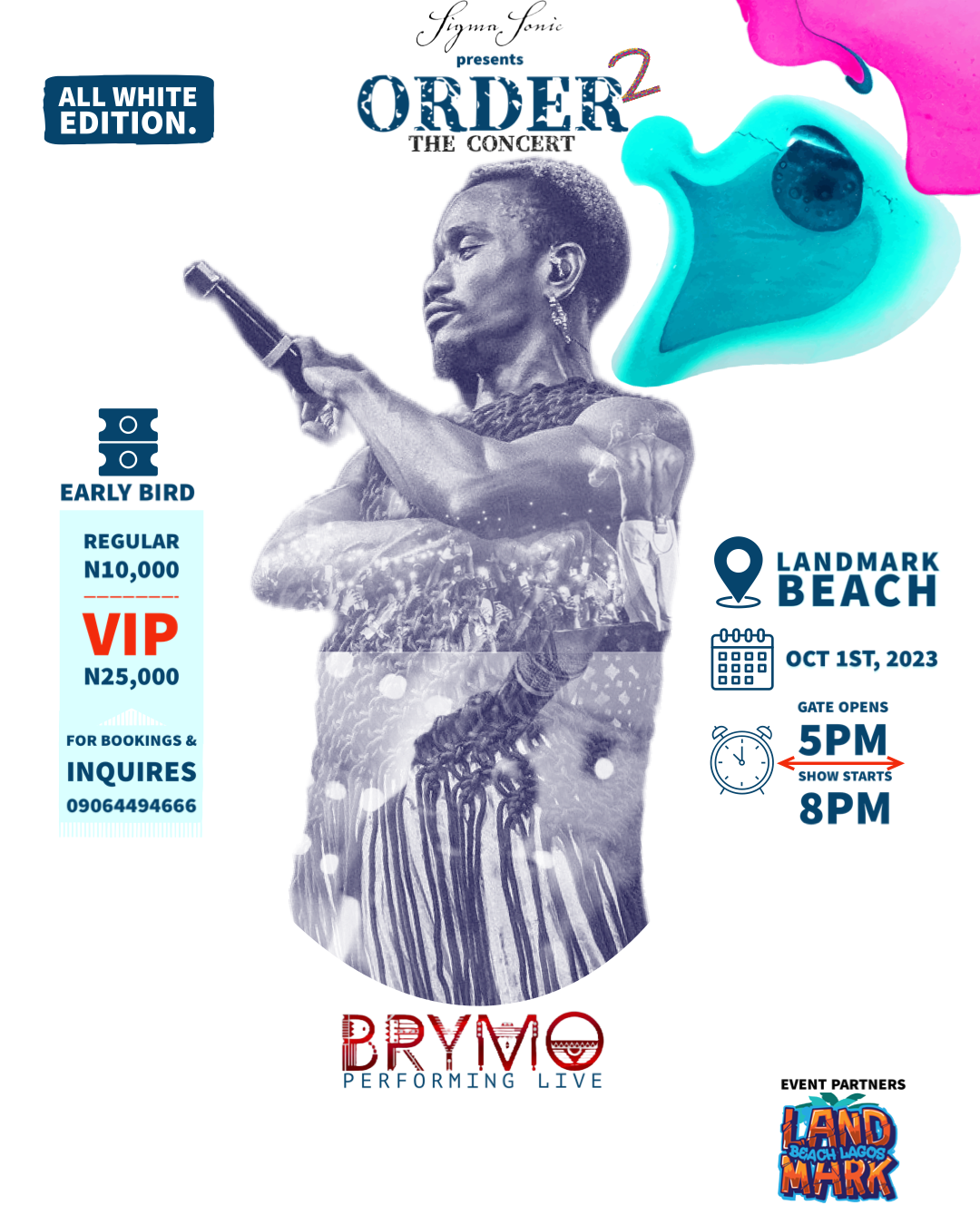 Brymo concert poster